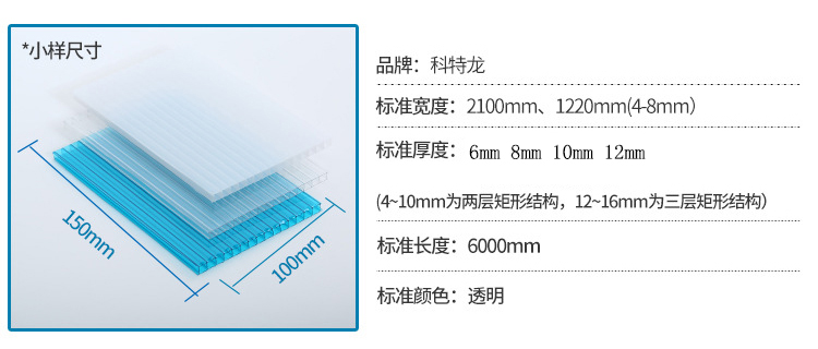 防滴露PC阳光板